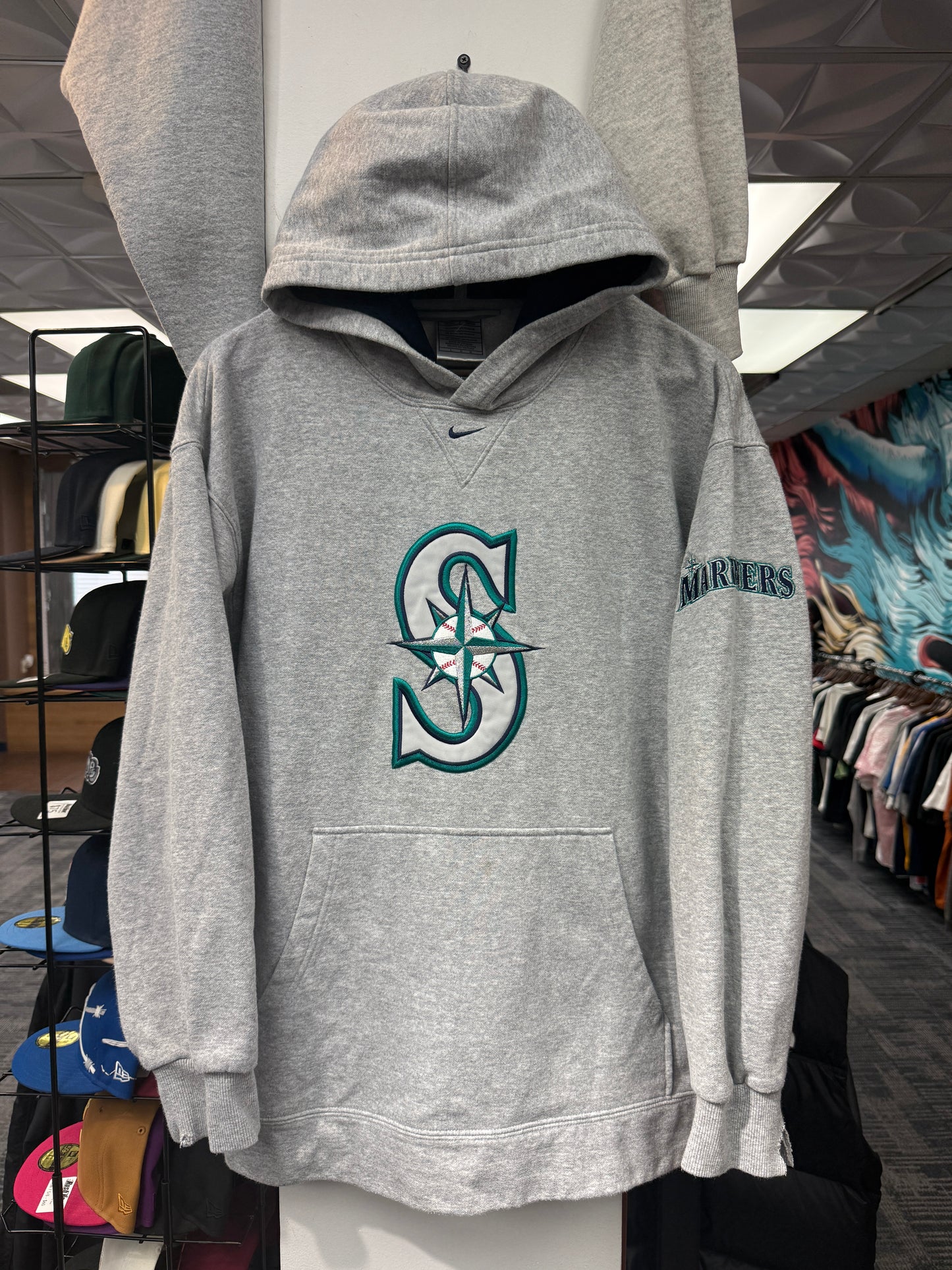 Vintage Nike Center Swoosh Mariners Hoodie