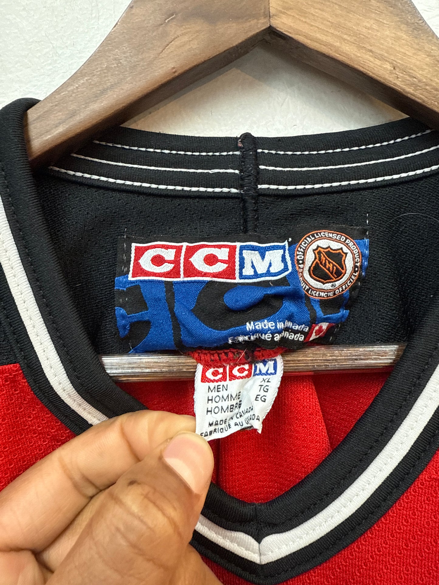 Vintage New Jersey Devils Hockey Jersey