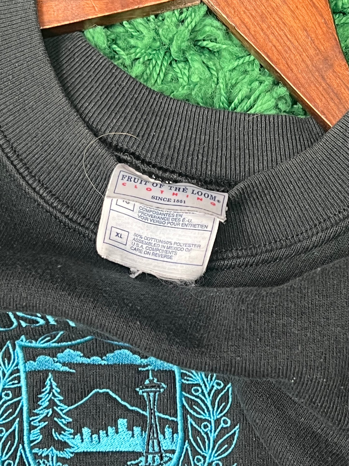 Rush Crest Crewneck Sweatshirt Black/Blue