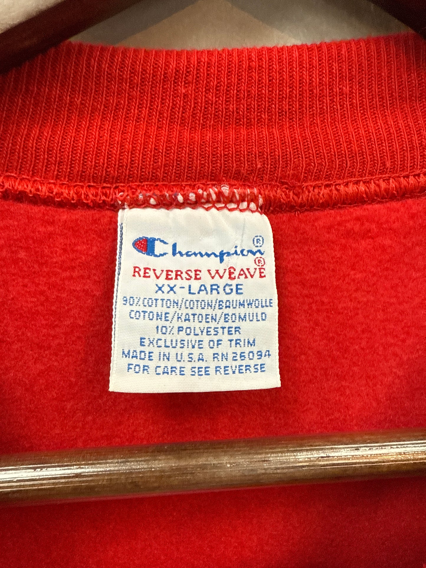 Vintage Champion 76ers Game Issued Warm Up Crewneck