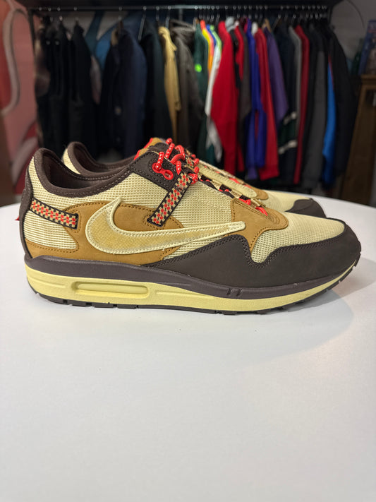Preowned Travis Scott Air Max 1 Baroque Brown