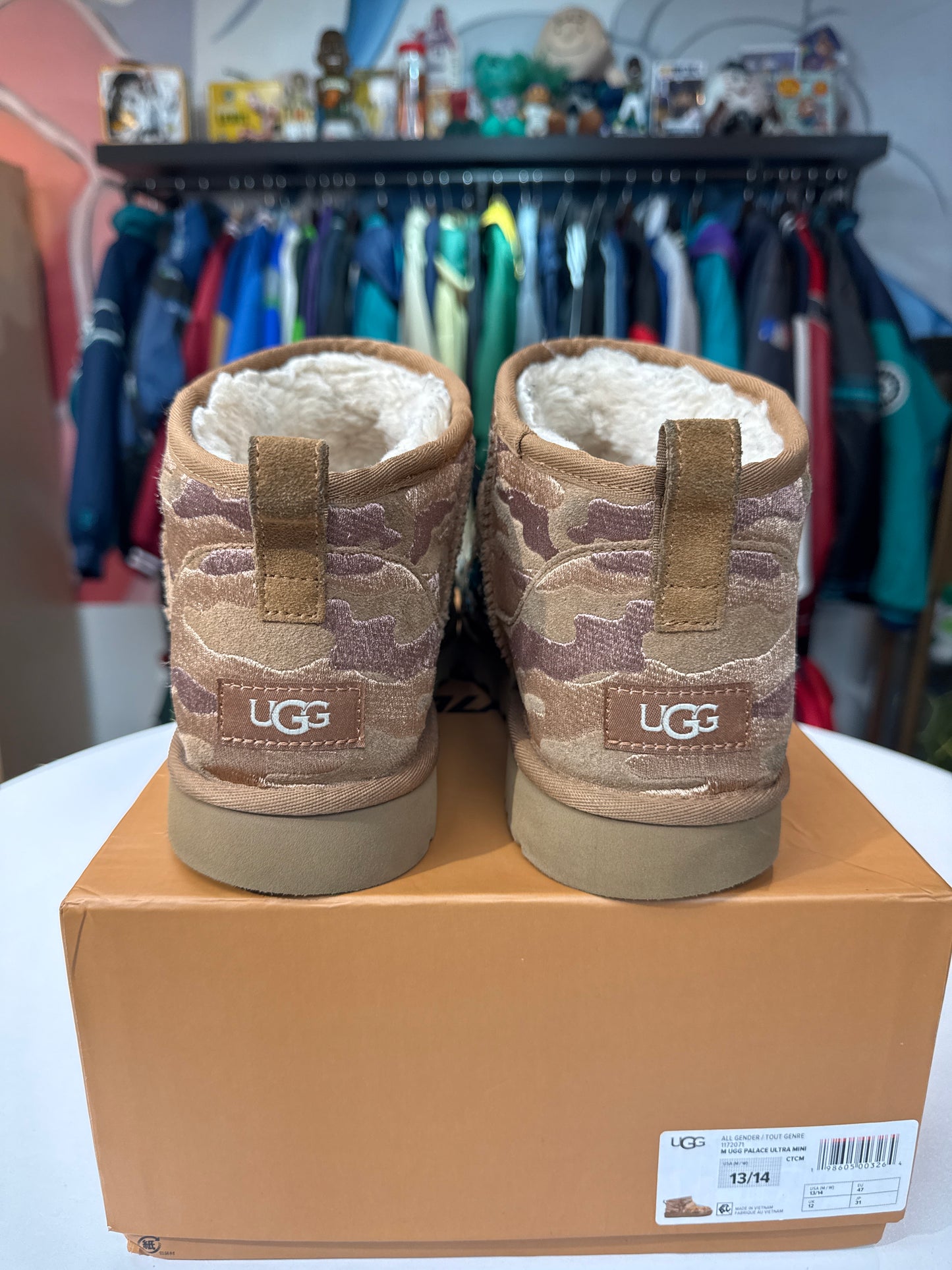 Palace x UGG Ultra Mini Boot Chestnut Camo
