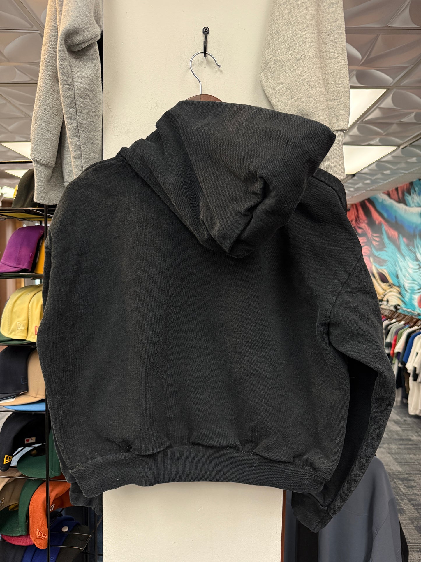 GV Black Cropped Hoodie