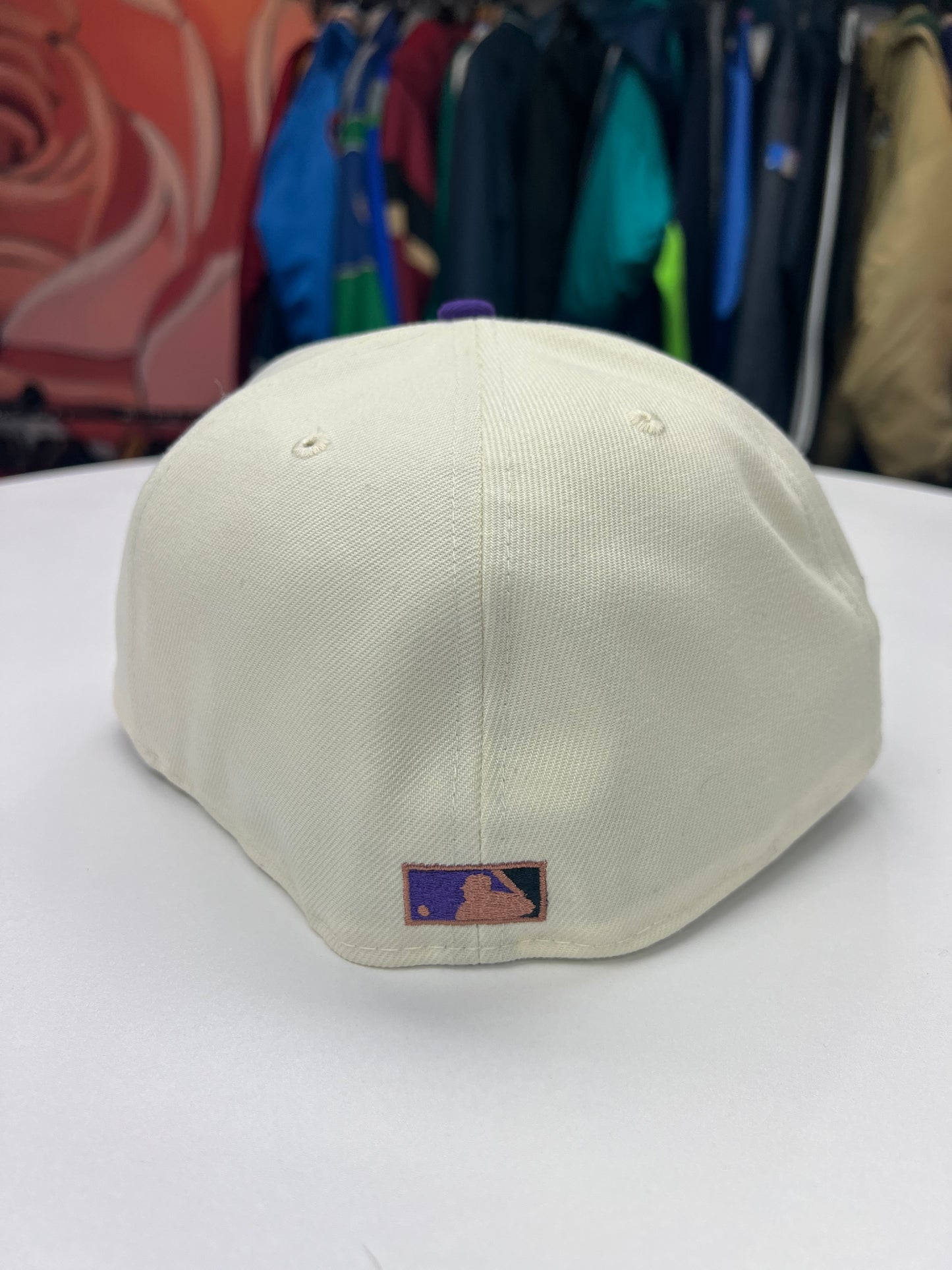 Mariners Cream and Purple 2001 All Star Game Fitted