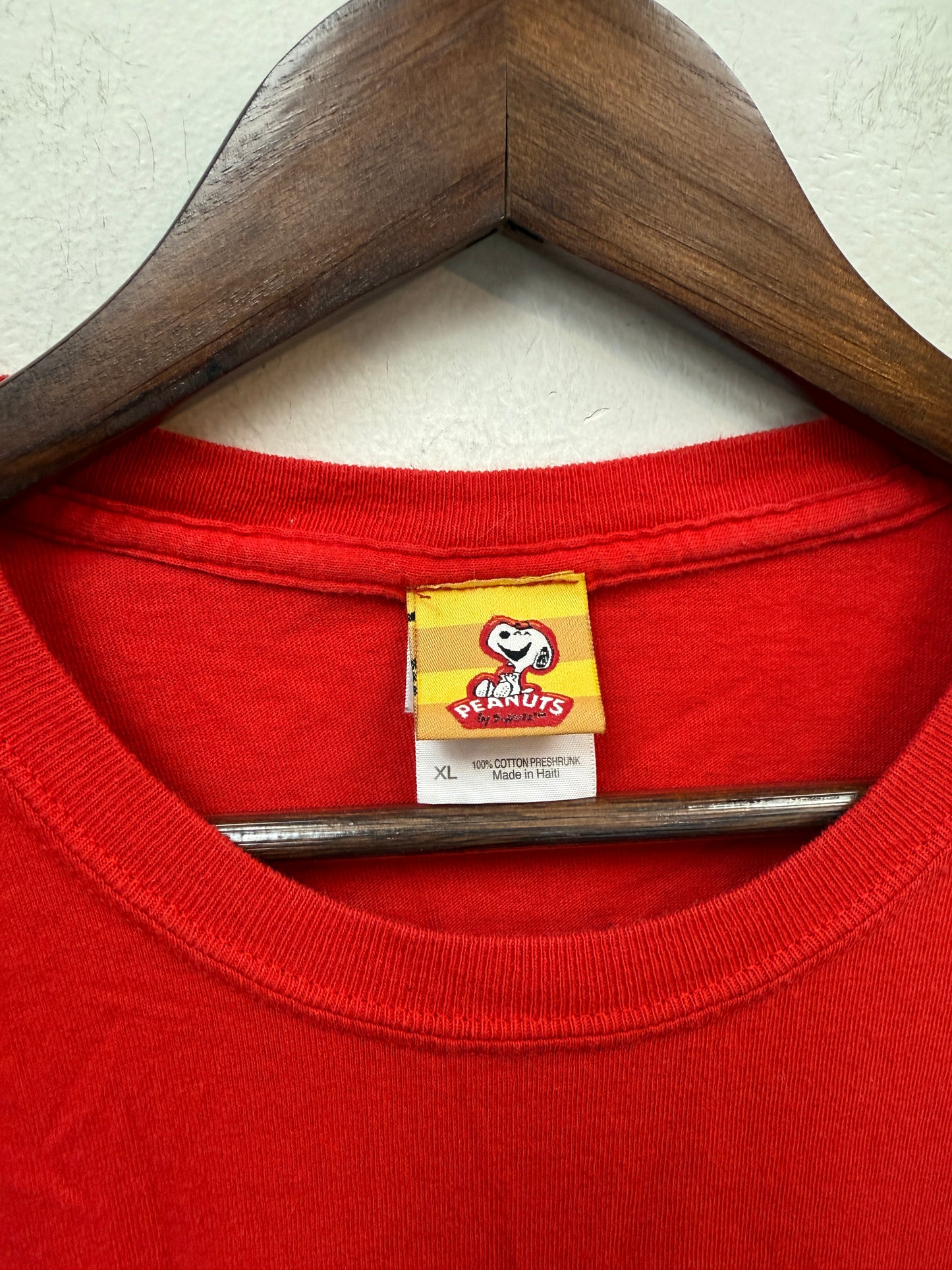 Vintage Peanuts Chillin Red Tee