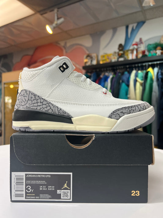 New Jordan 3 White Cement Reimagined
