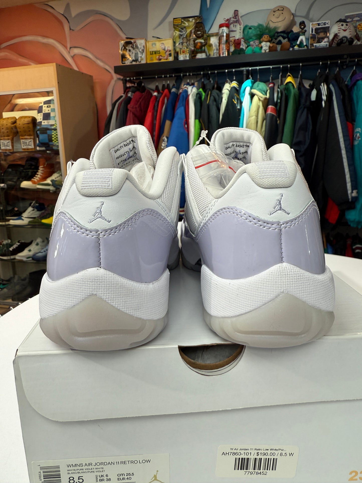 New Pure Violet Jordan 11 Low