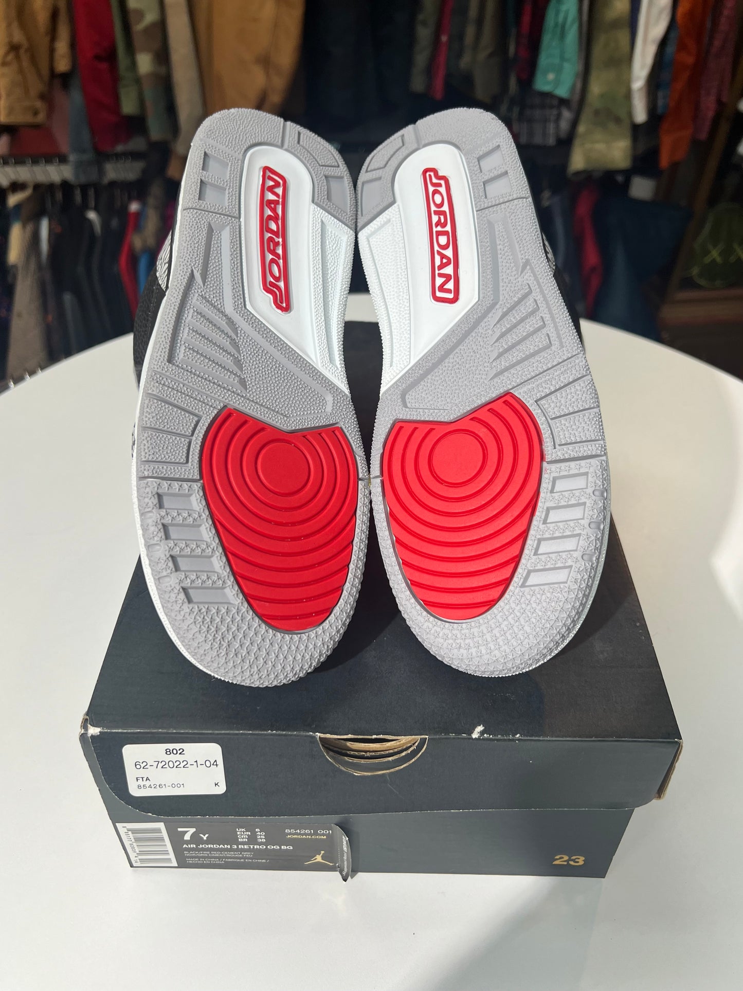 New Black Cement Jordan 3 (2018)