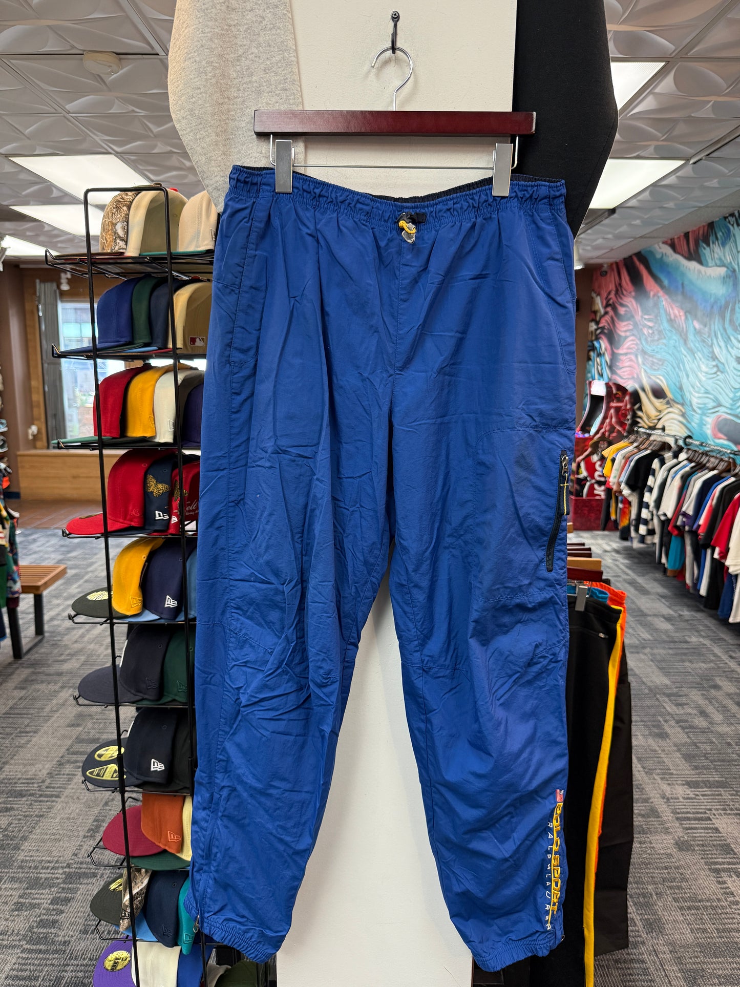 Vintage Polo Sport Blue Track Pants