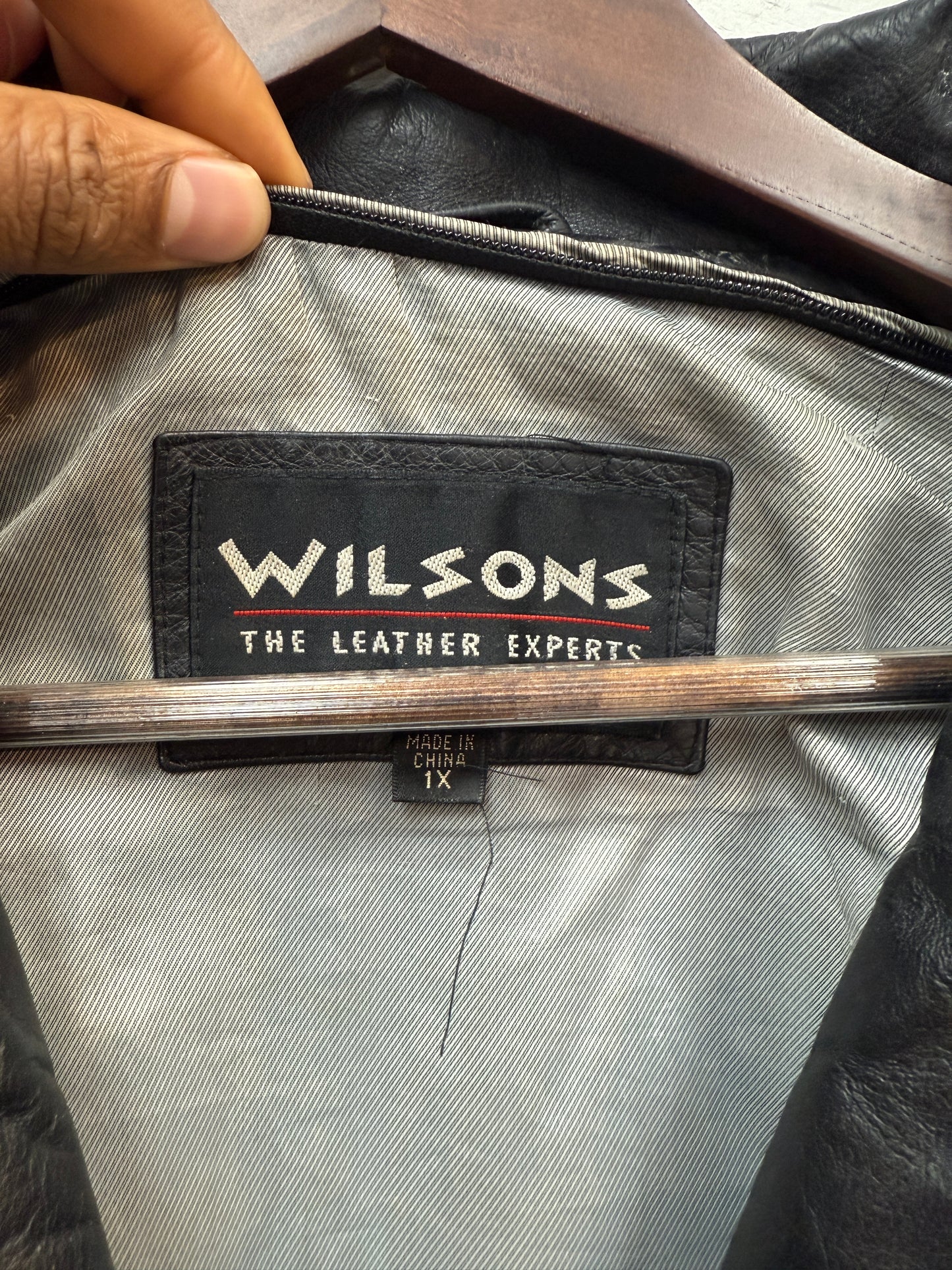 Vintage Wilson’s Leather Trench Jacket