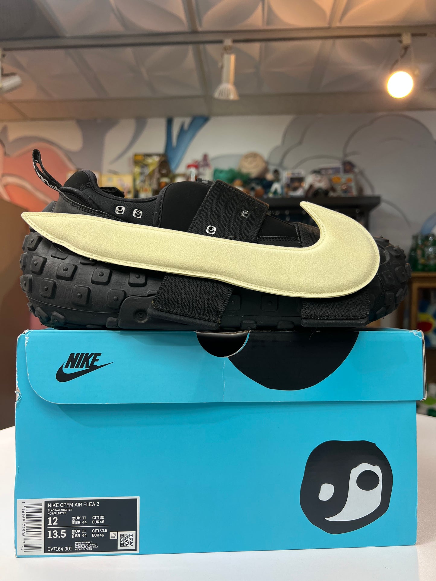 Preowned Nike CPFM Air Flea 2 Black Alabaster