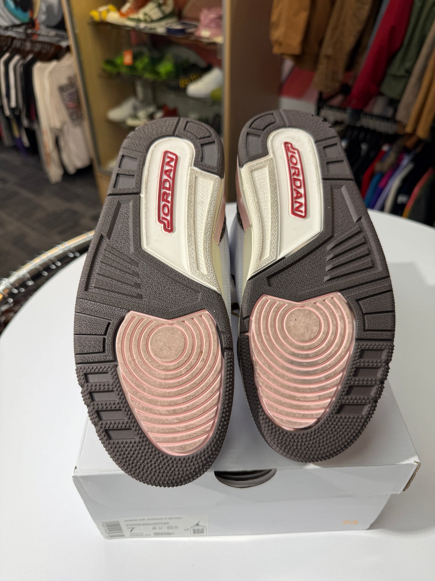 Preowned Neopolitan Dark Mocha Jordan 3
