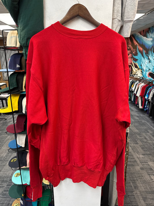 Vintage Champion 76ers Game Issued Warm Up Crewneck