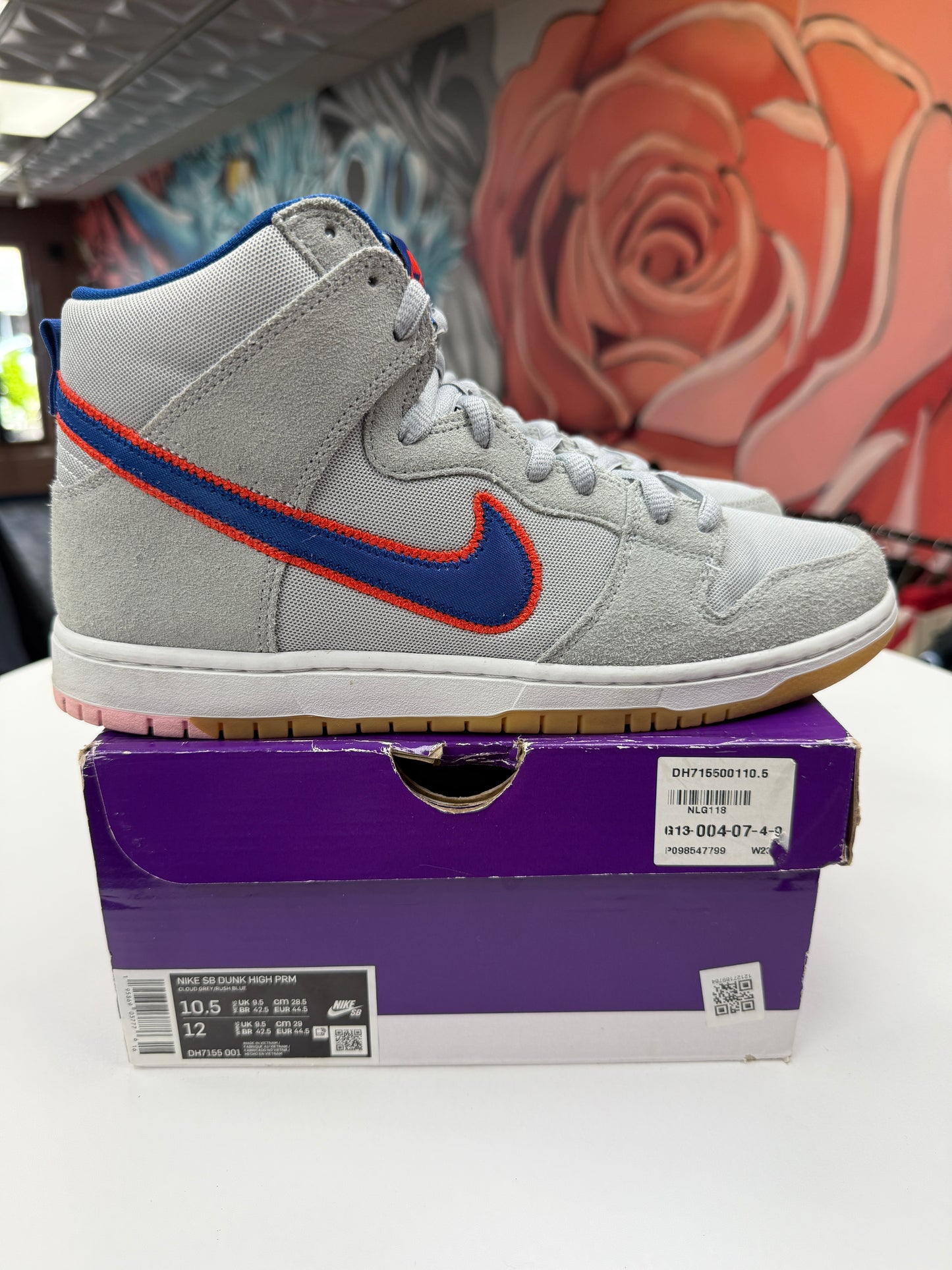 Preowned NY Mets SB Dunk High