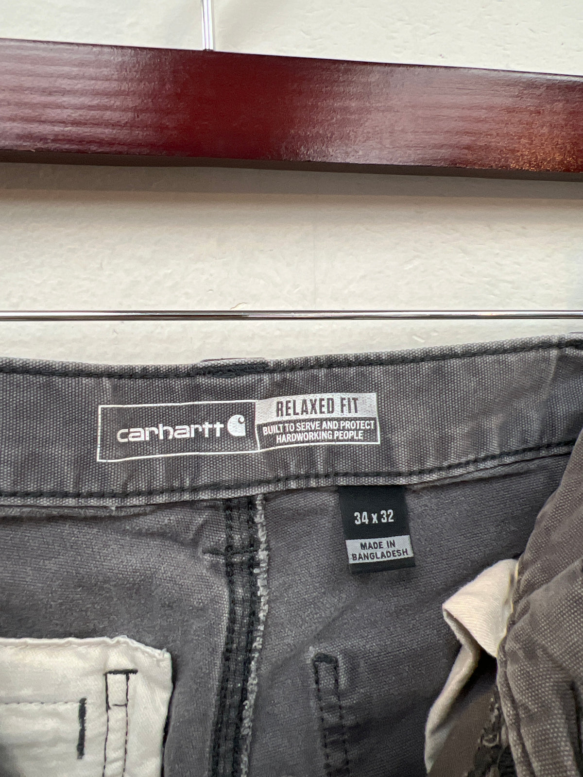 Carhartt Double Knee Faded Grey Pants