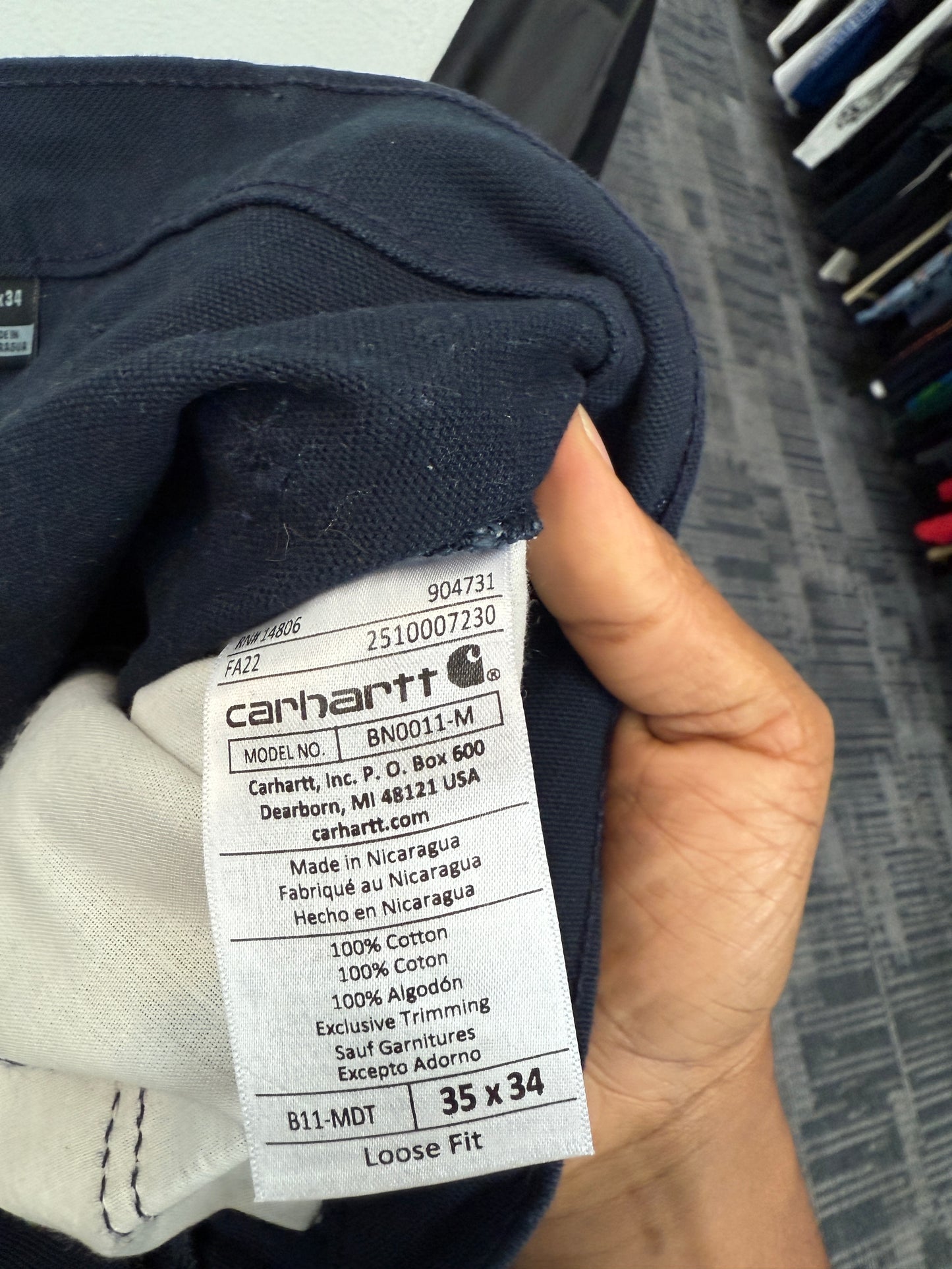 Carhartt Navy Pants