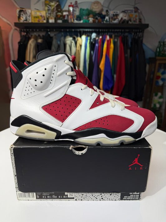 Preowned Jordan 6 Carmine (2021)