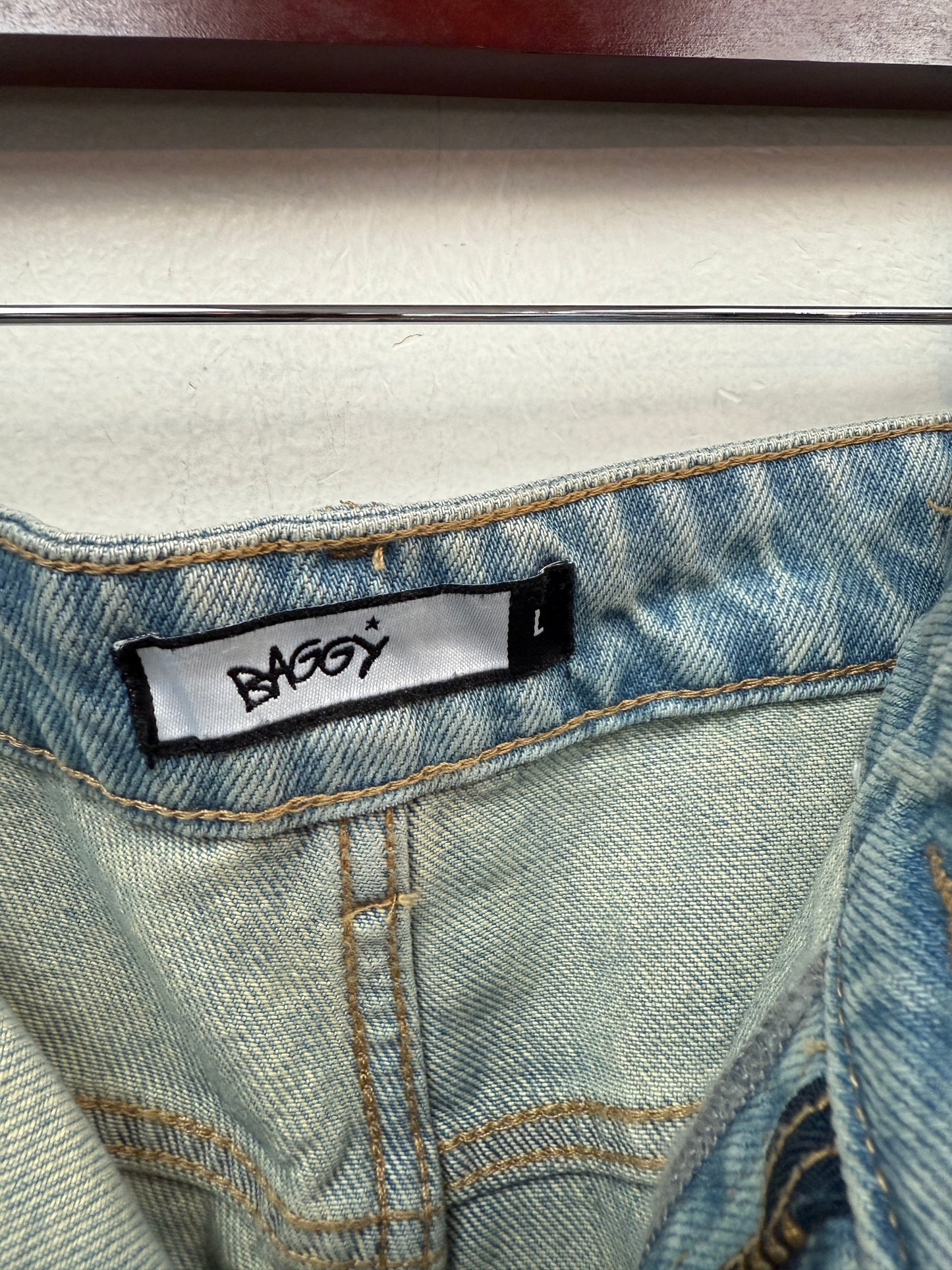 New Baggy Paint Splatter Jeans