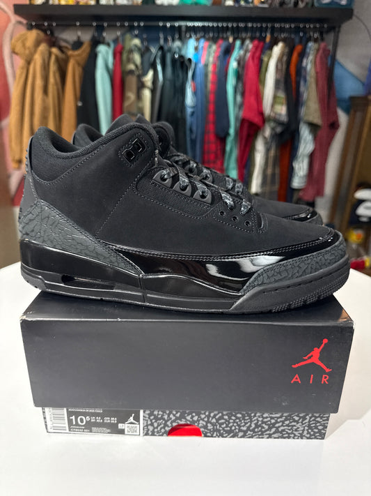 New Jordan 3 Black Cat