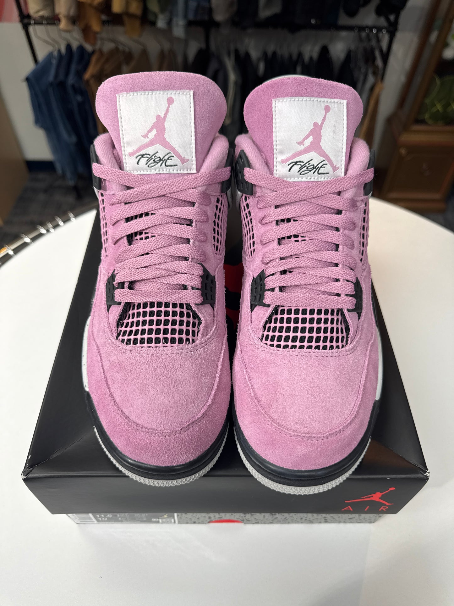 New Jordan 4 Orchid