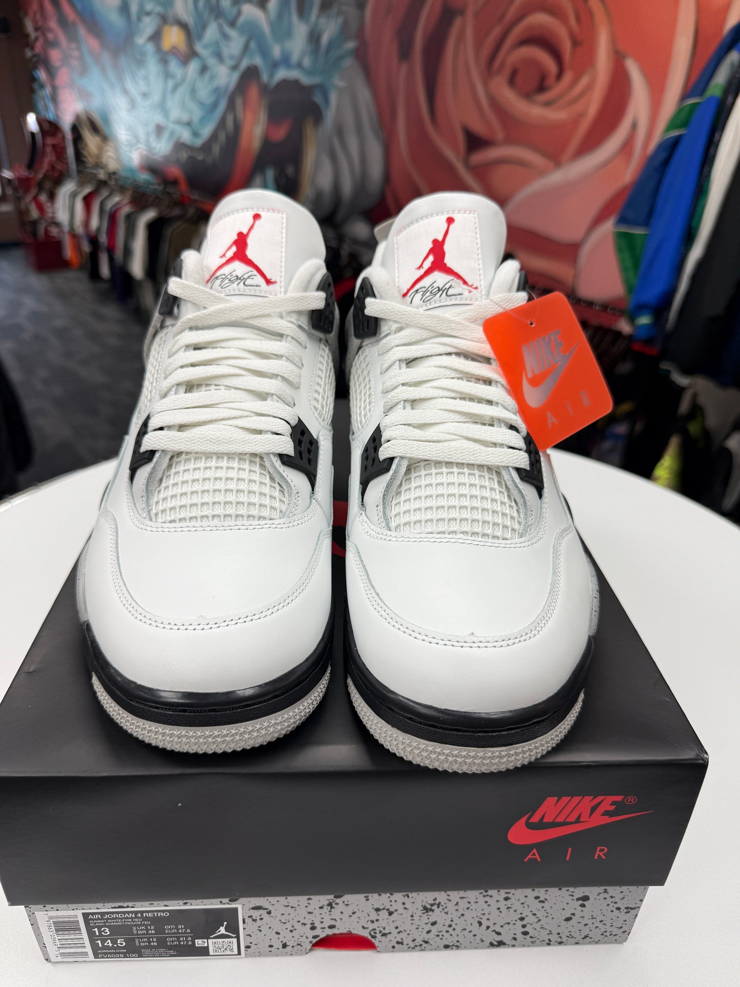 New White Cement Jordan 4 (2025)