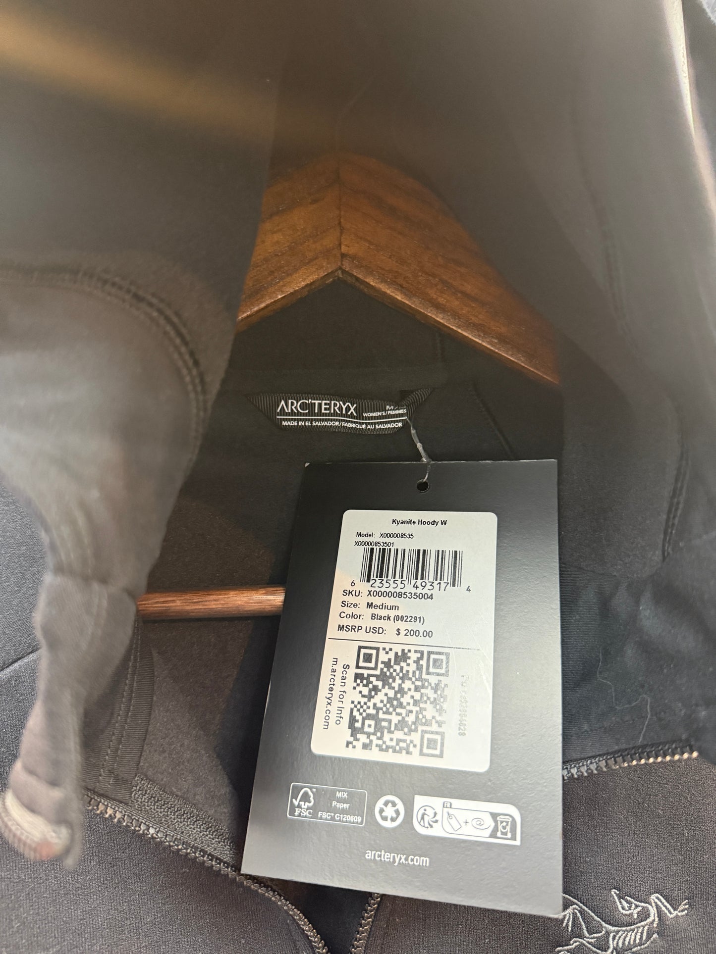 New Arc’teryx Womans Kynaite Hoody