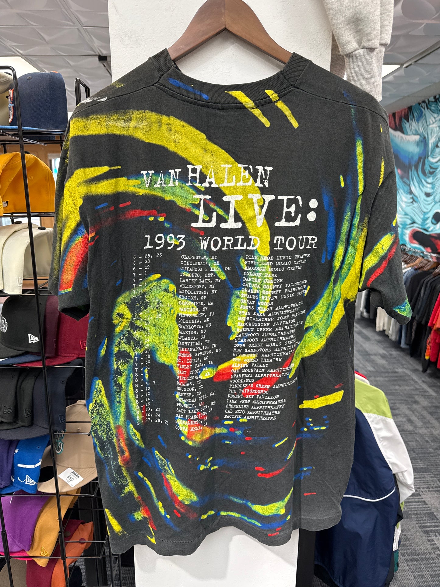 Vintage 1993 Van Halen World Tour Tee