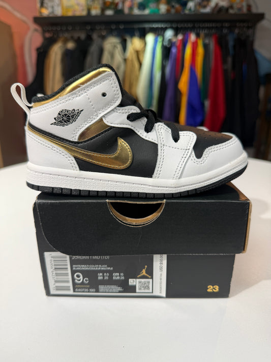 New White Gold Jordan 1 Mid