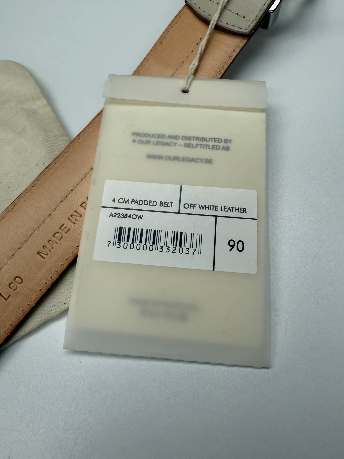 Our Legacy Padded Leather Belt