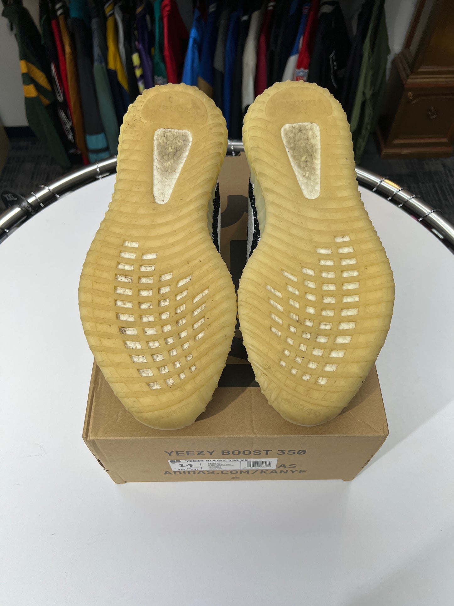 Preowned Adidas Yeezy Boost 350 V2 Zebra