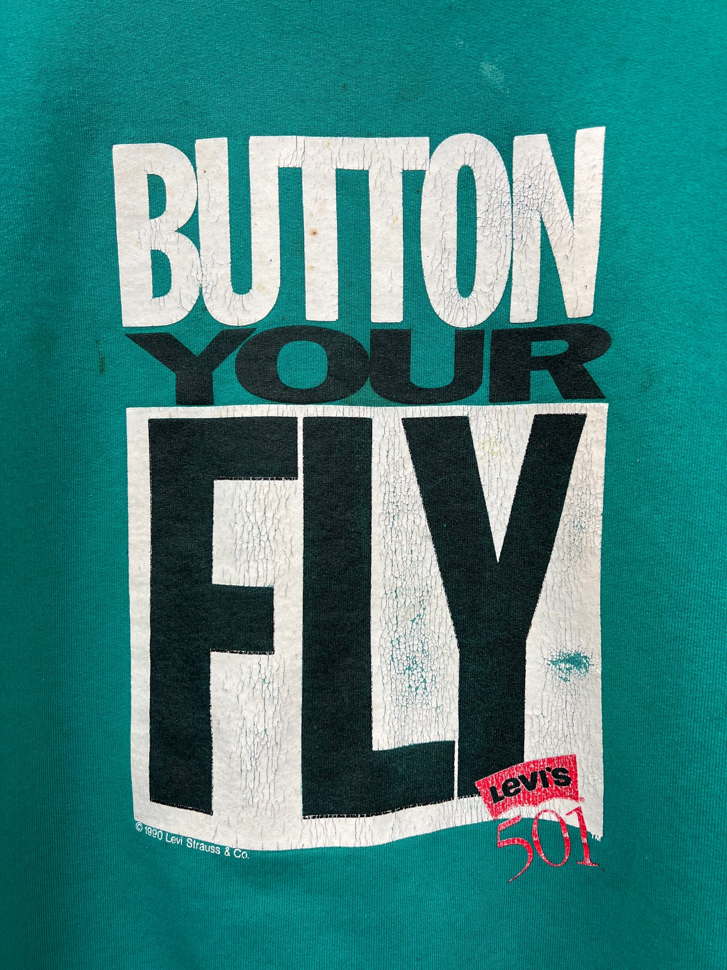 Vintage Levi’s Button Your Fly Crewneck