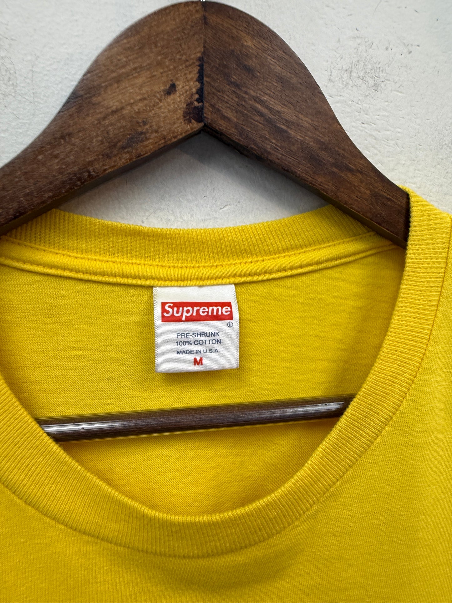 Supreme Yellow Tonal Box Logo