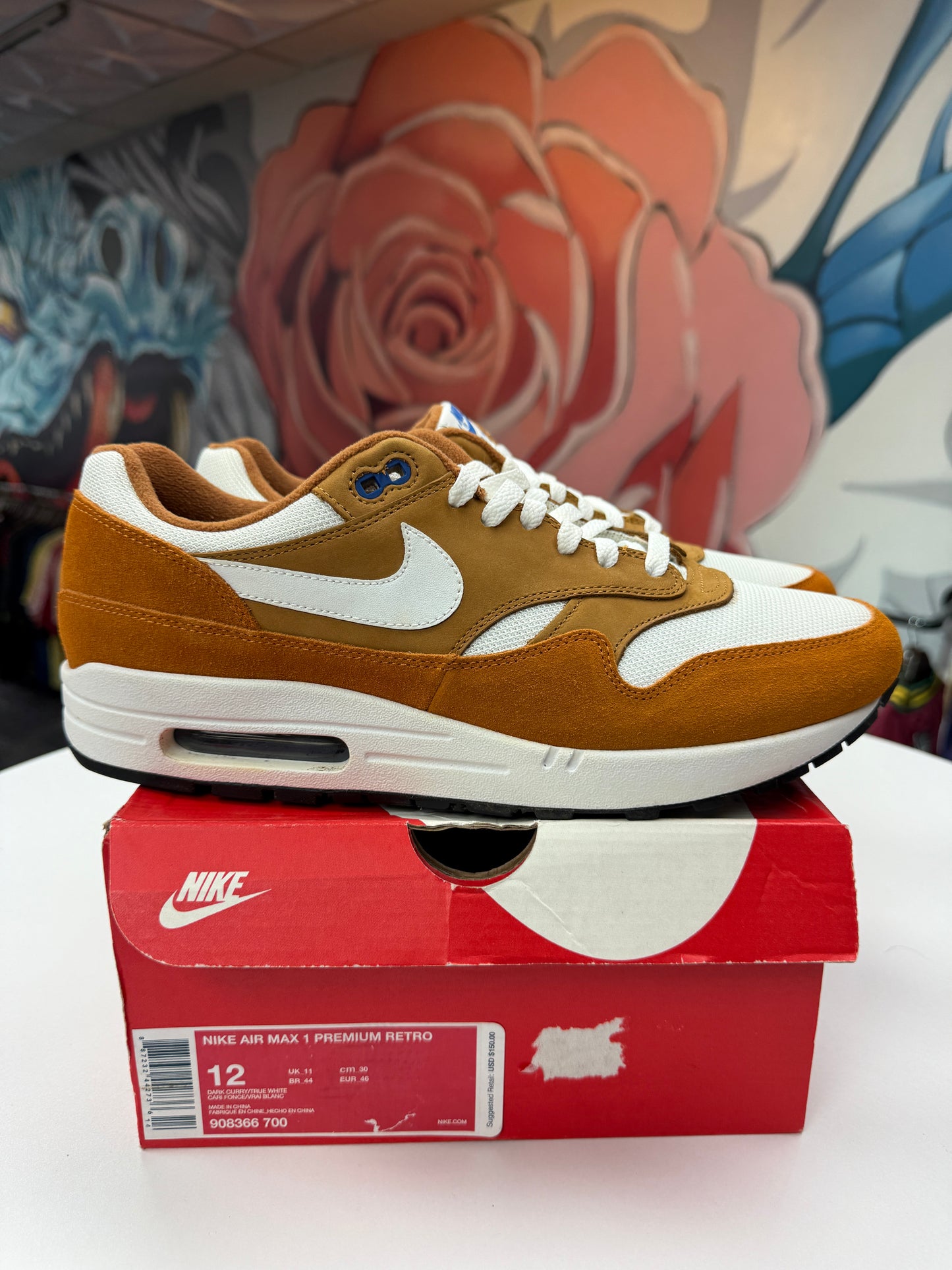 Preowned Nike Air Max 1 Curry
