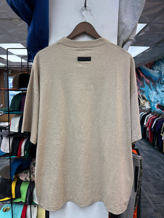 New Sand Beige Fear of Gods Essentials Tee