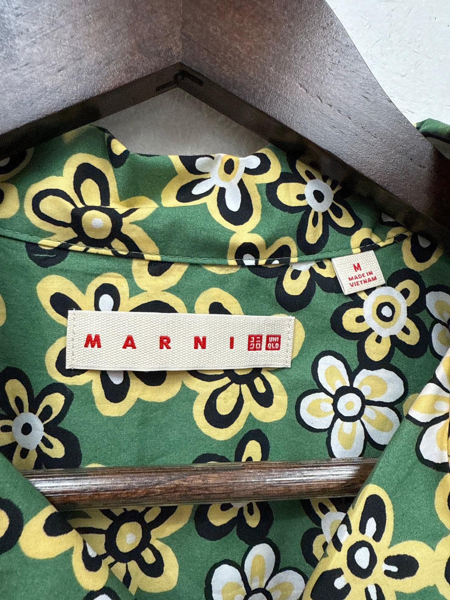 Marni Uniqlo Floral Button Up