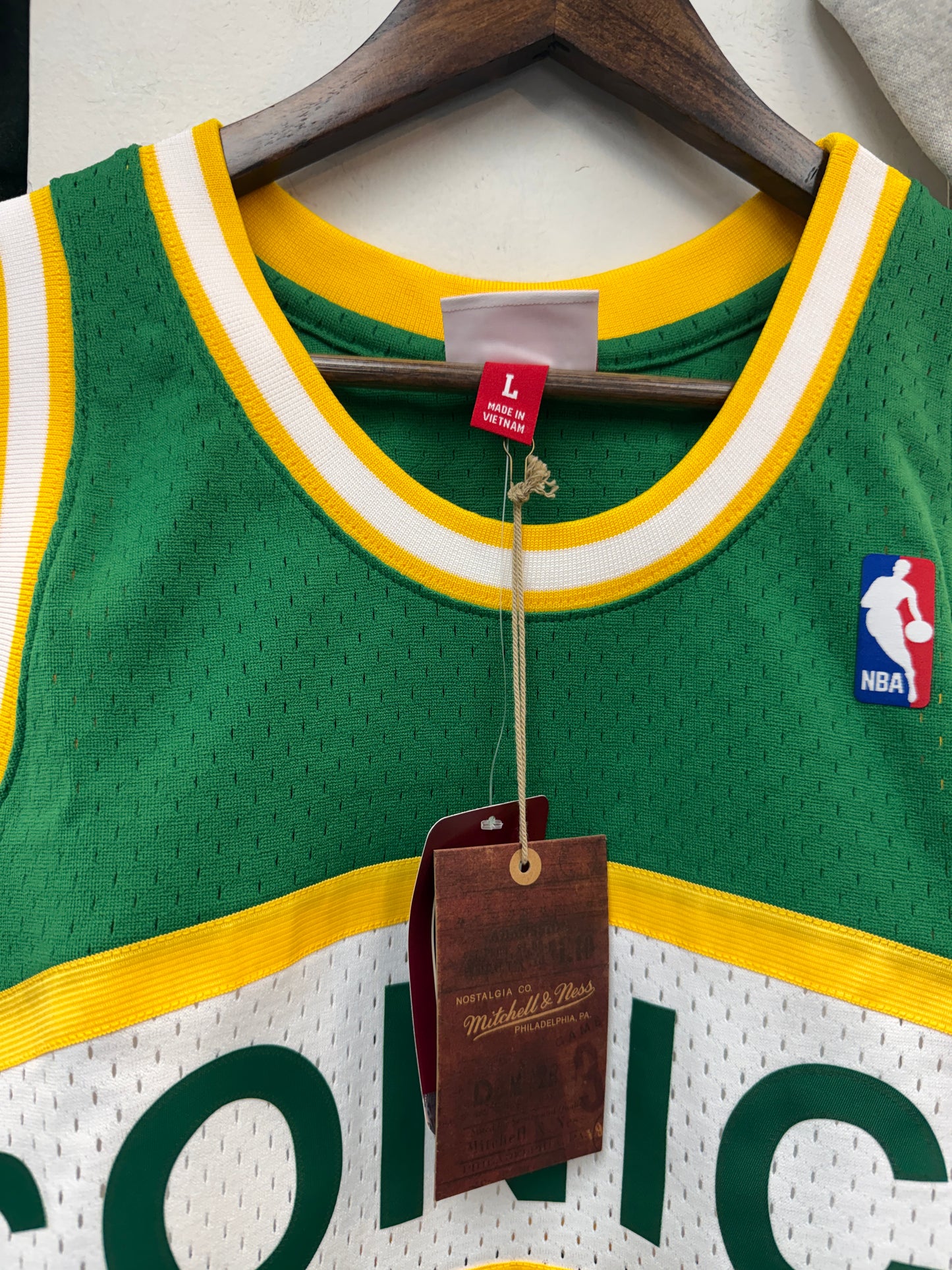 New Sonics Shawn Kemp Jersey