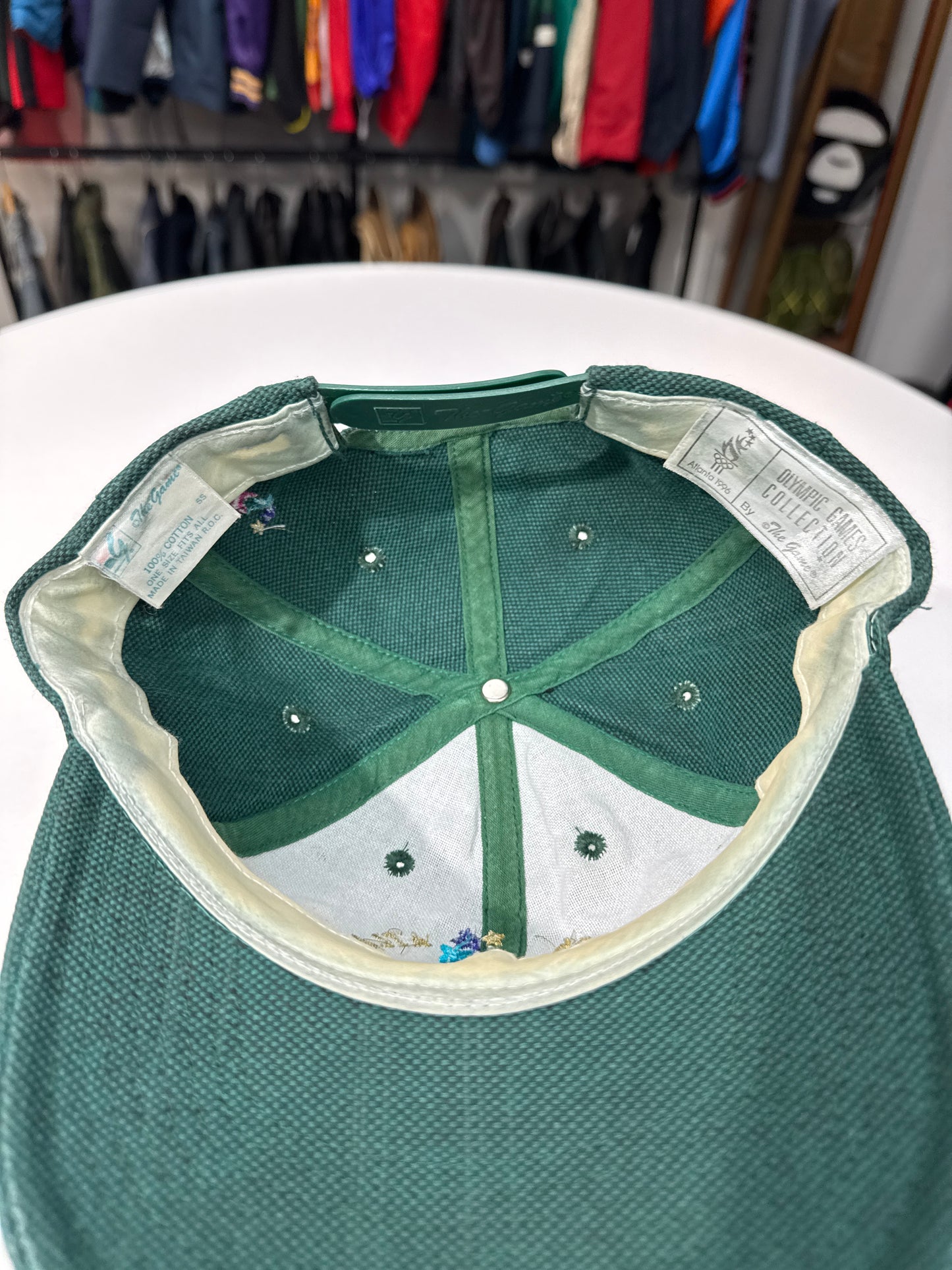 Vintage 1996 Atlanta Olympics Canvas Snapback