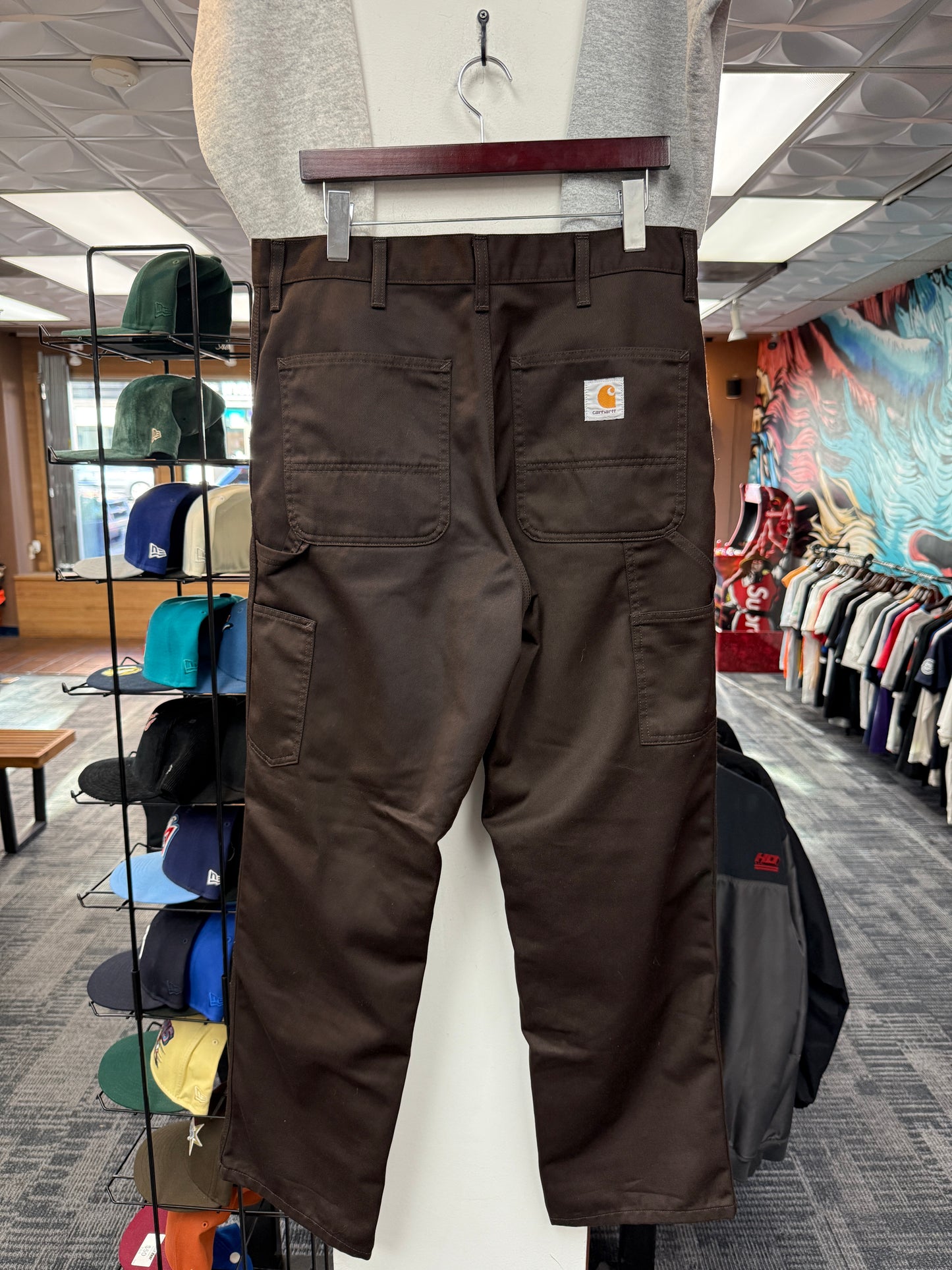 Carhartt WIP Double Knee Brown Pants