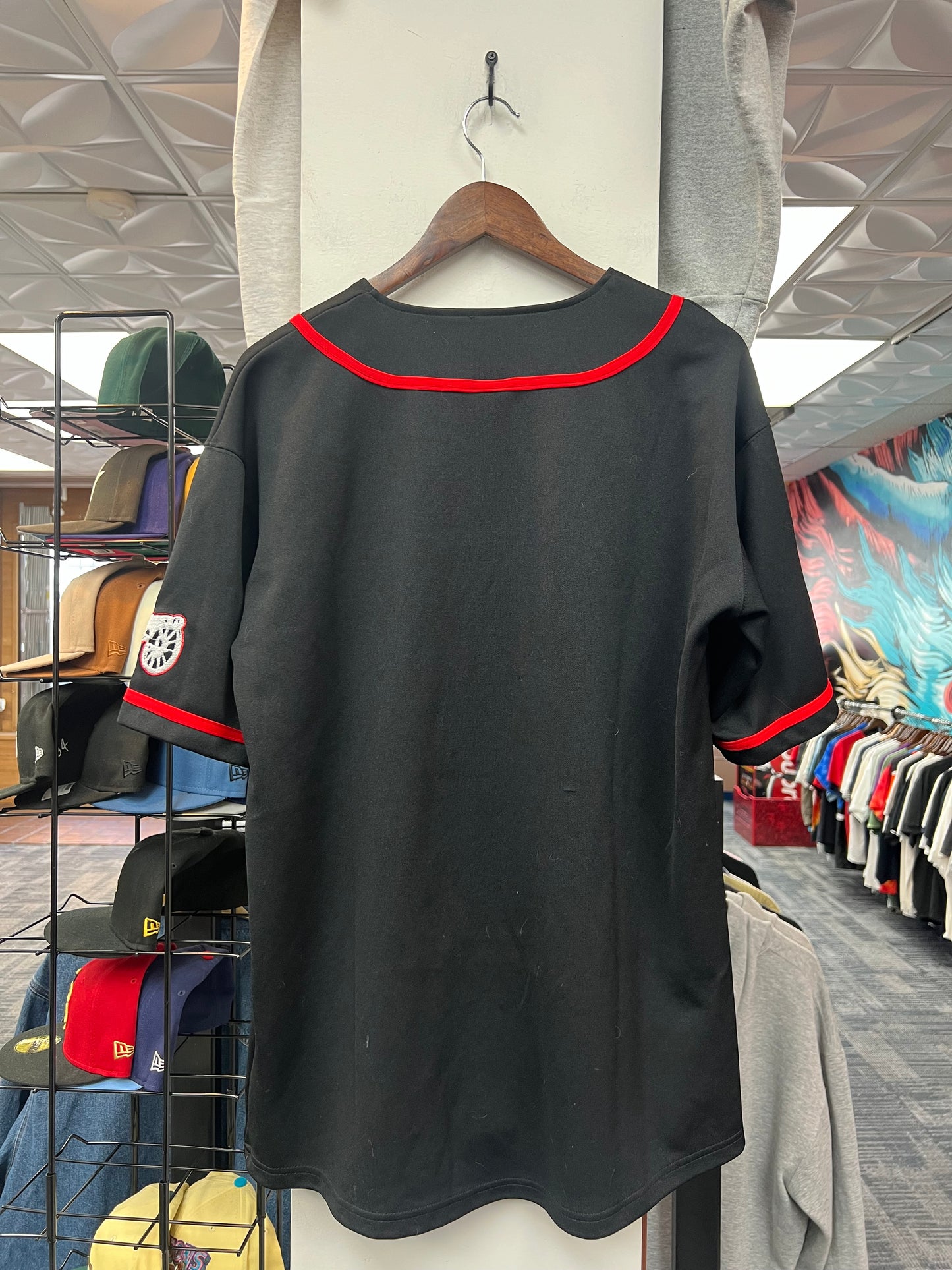 Vintage Liquid Blue AC/DC Baseball Jersey