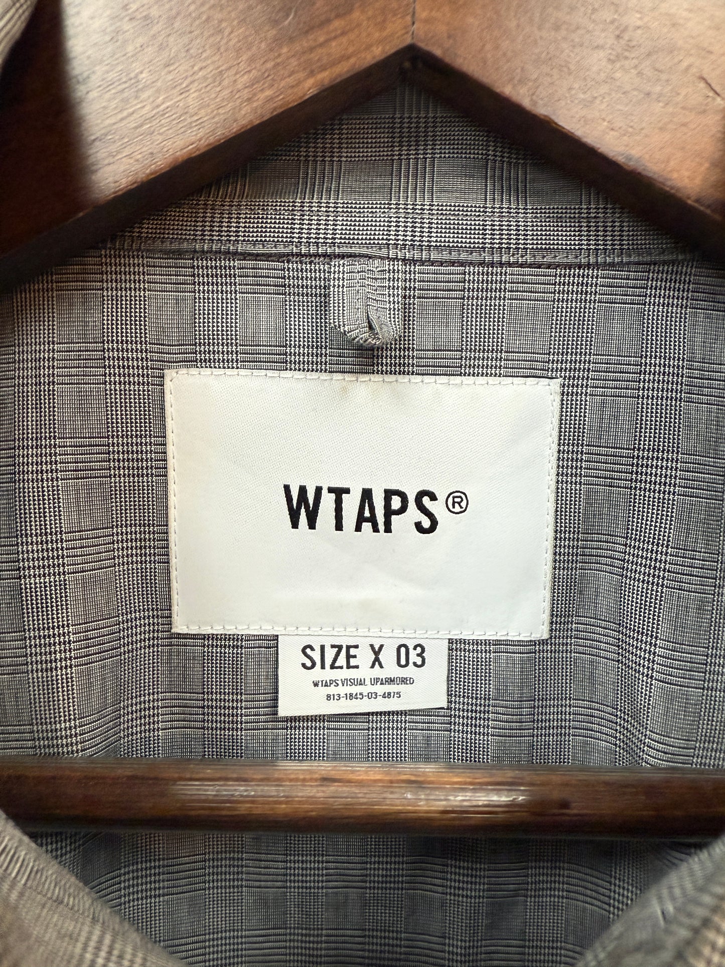 WTAPS Protect Checked Button Up Shirt
