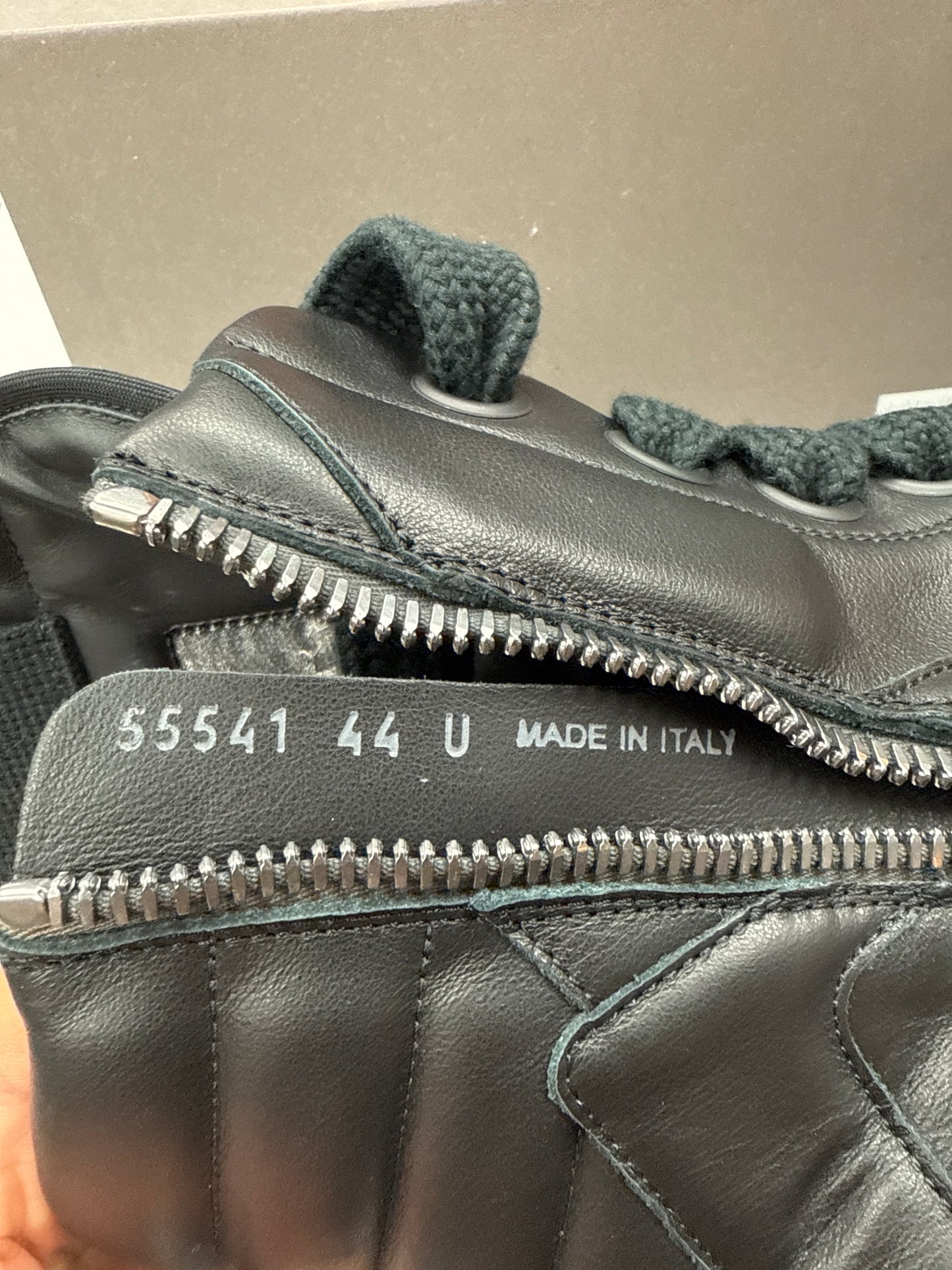 Preowned Rick Owens Jumbo Lace Geobasket Black