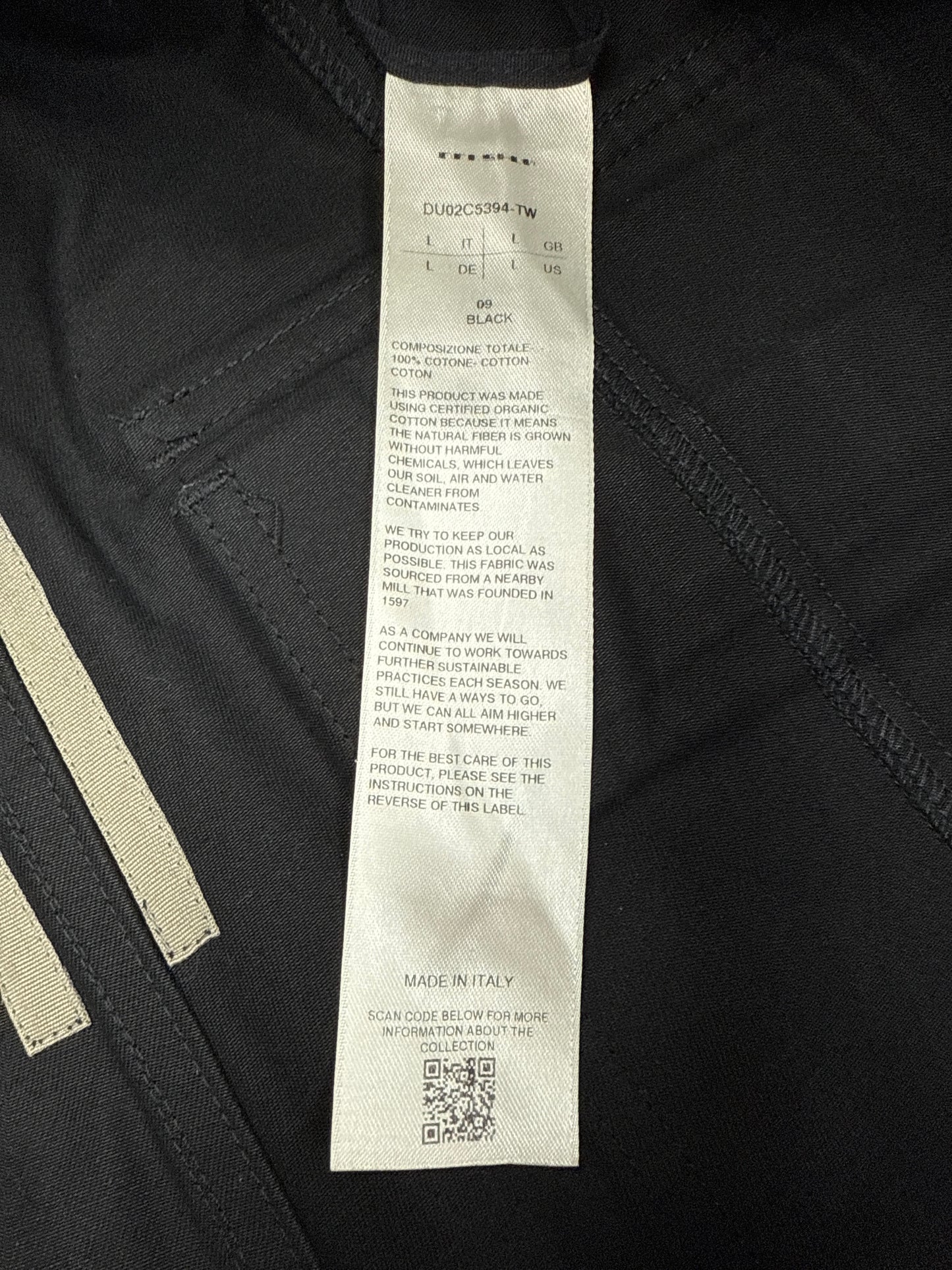 Rick Owens DRKSHDW Wide Creatch Cargo Pants