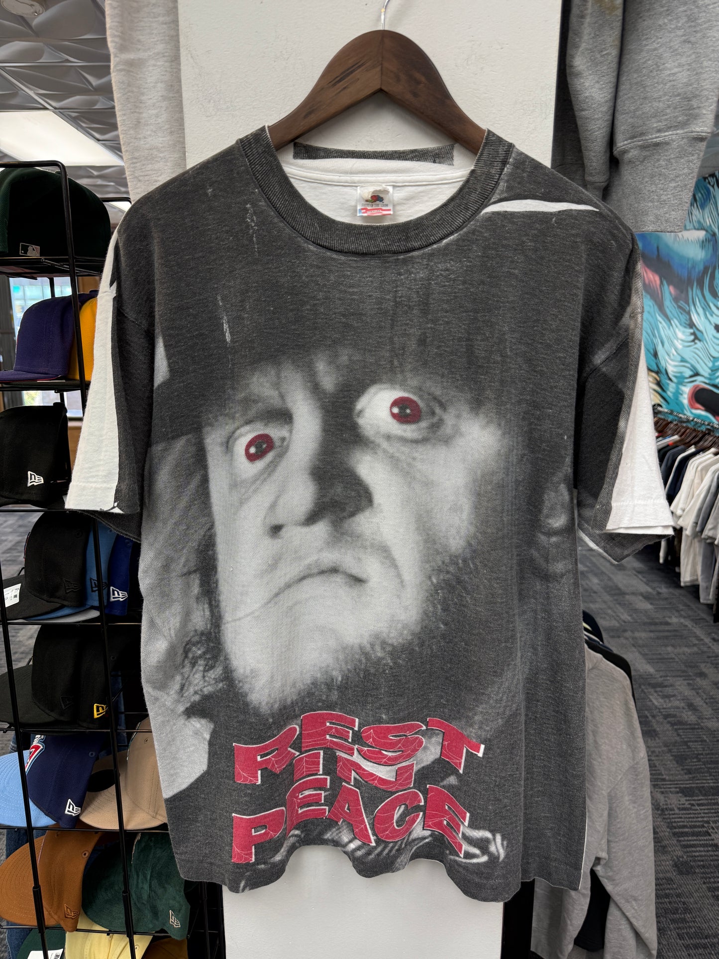 Vintage Undertaker Rest in Peace AOP Tee