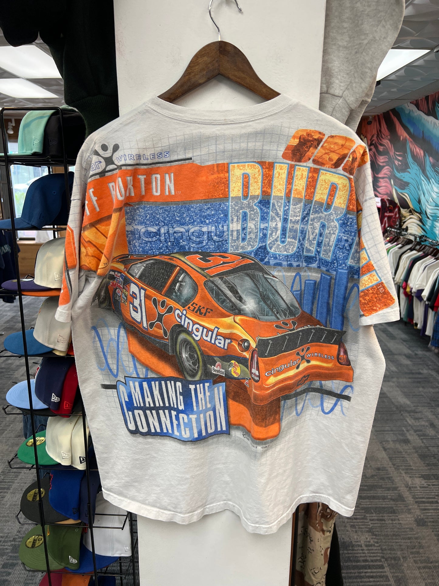 Vintage Jeff Burton NASCAR Graphic Tee