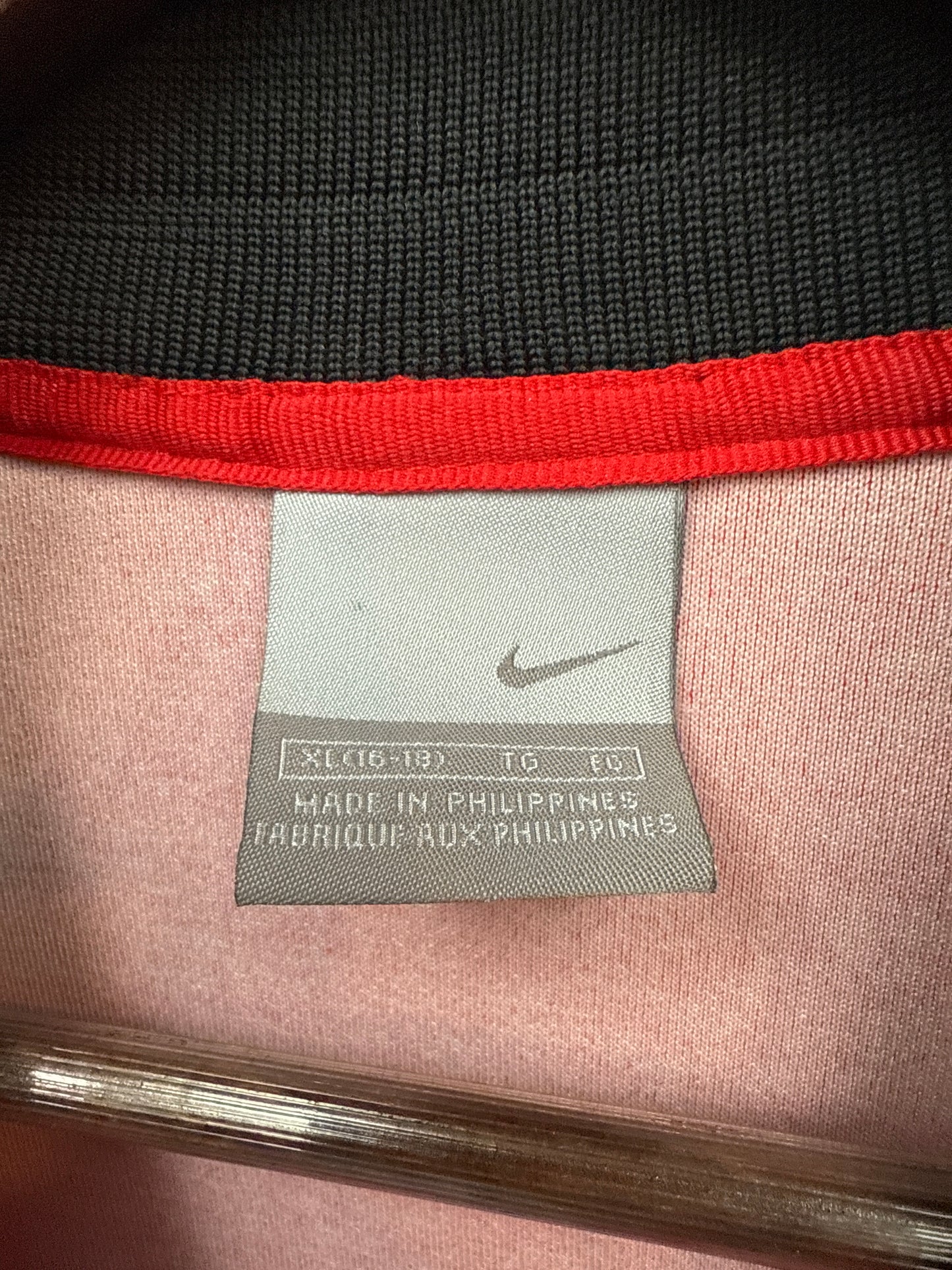 Y2K Nike Track Jacket (Red/Black)