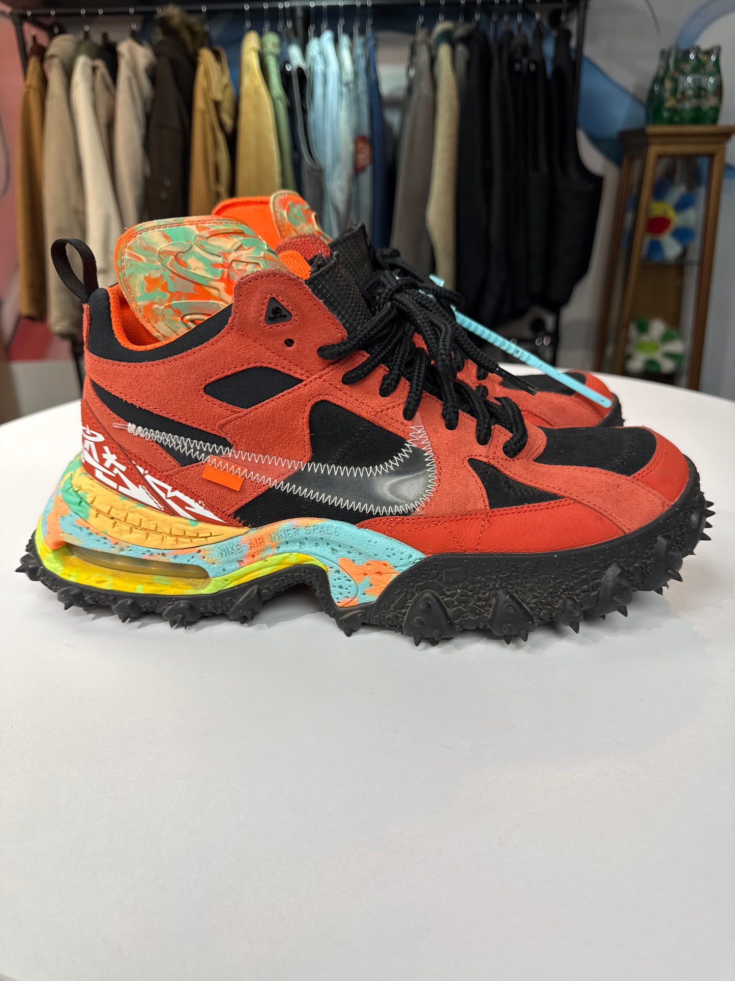 Preowned Off-White Nike Air Terra Forma Mantra Orange