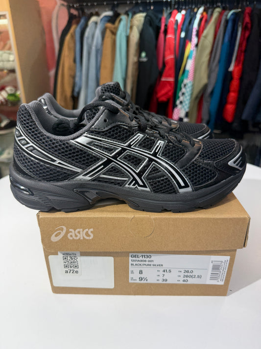 New Black Pure Silver Asics Gel-1130