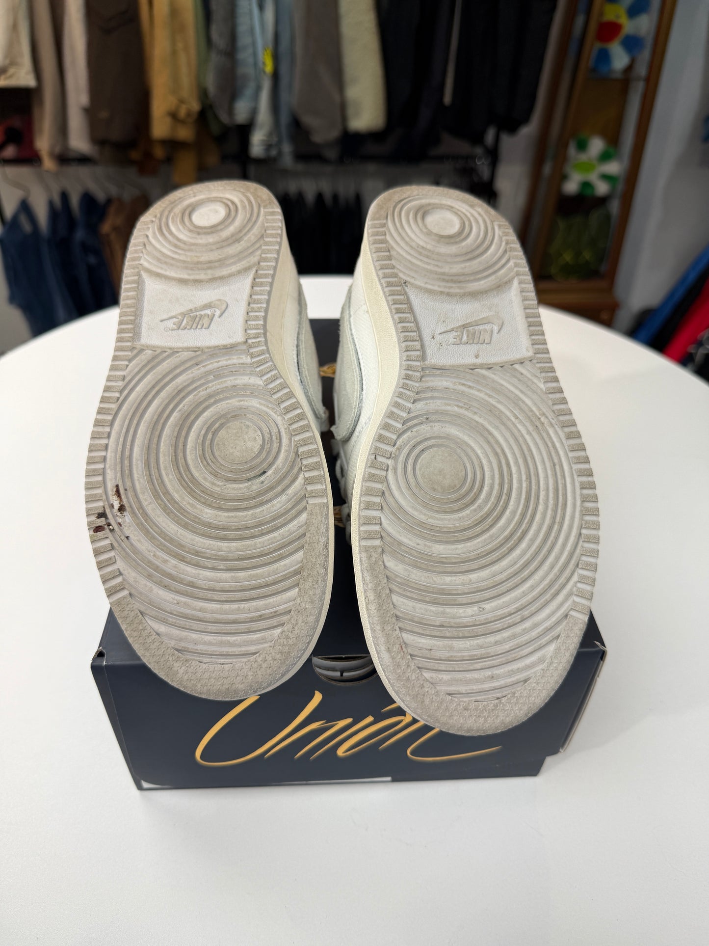 Preowned SP x Union White Air Jordan 1 Low