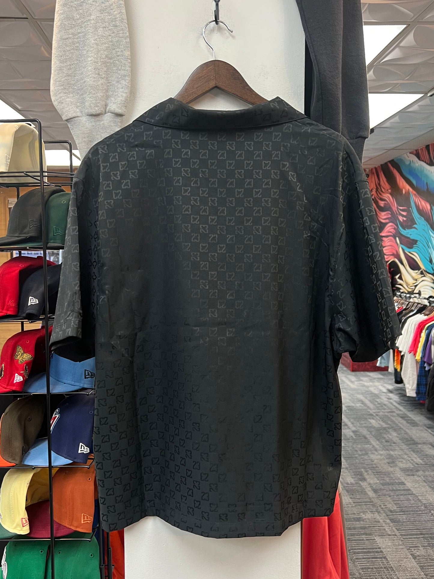 Jordan Essentials Black Button Up S/S