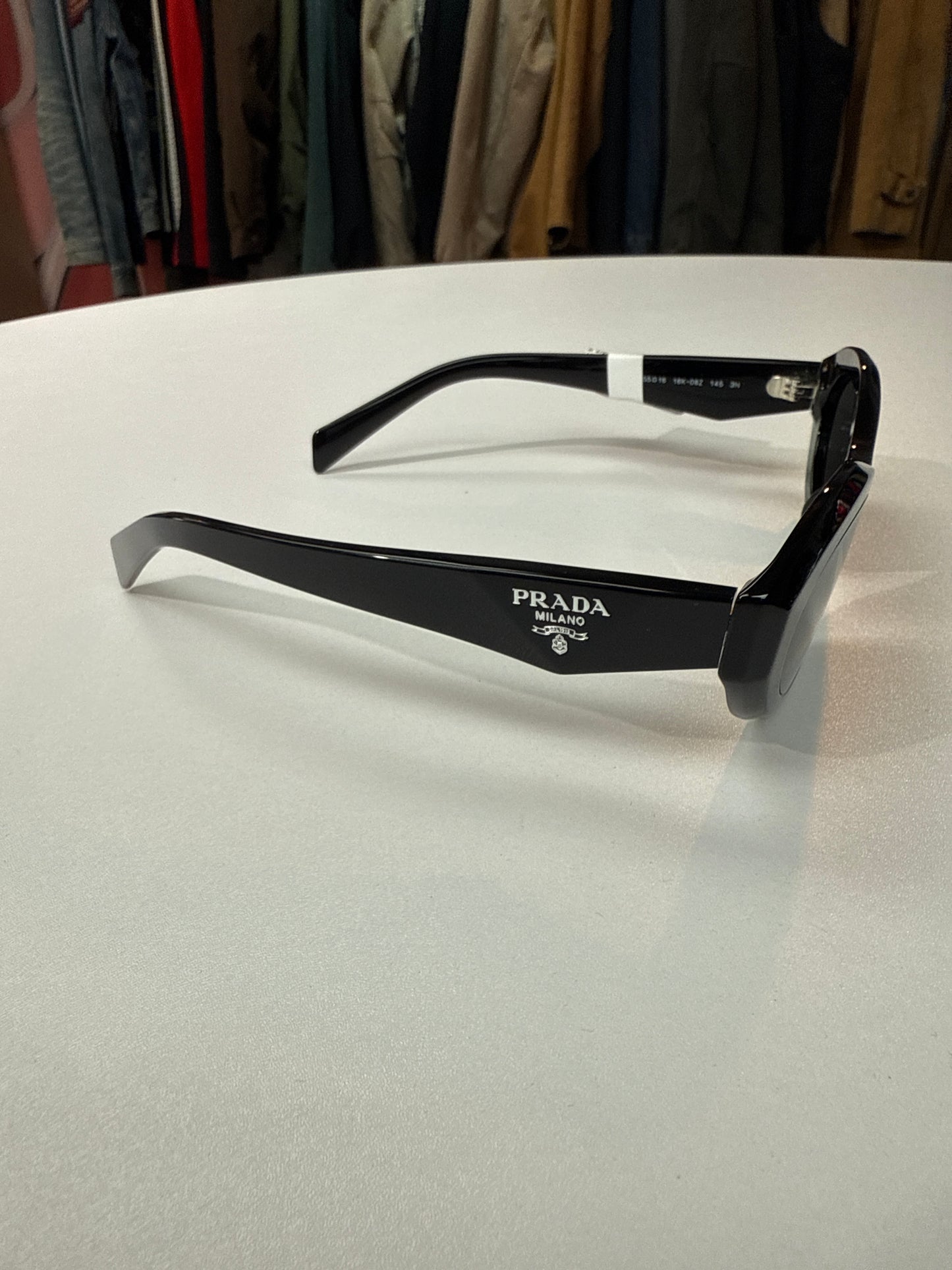 New Prada PR 26ZS Black Sunglasses